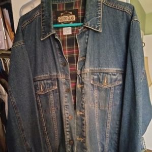 Men's lined denim jacket
